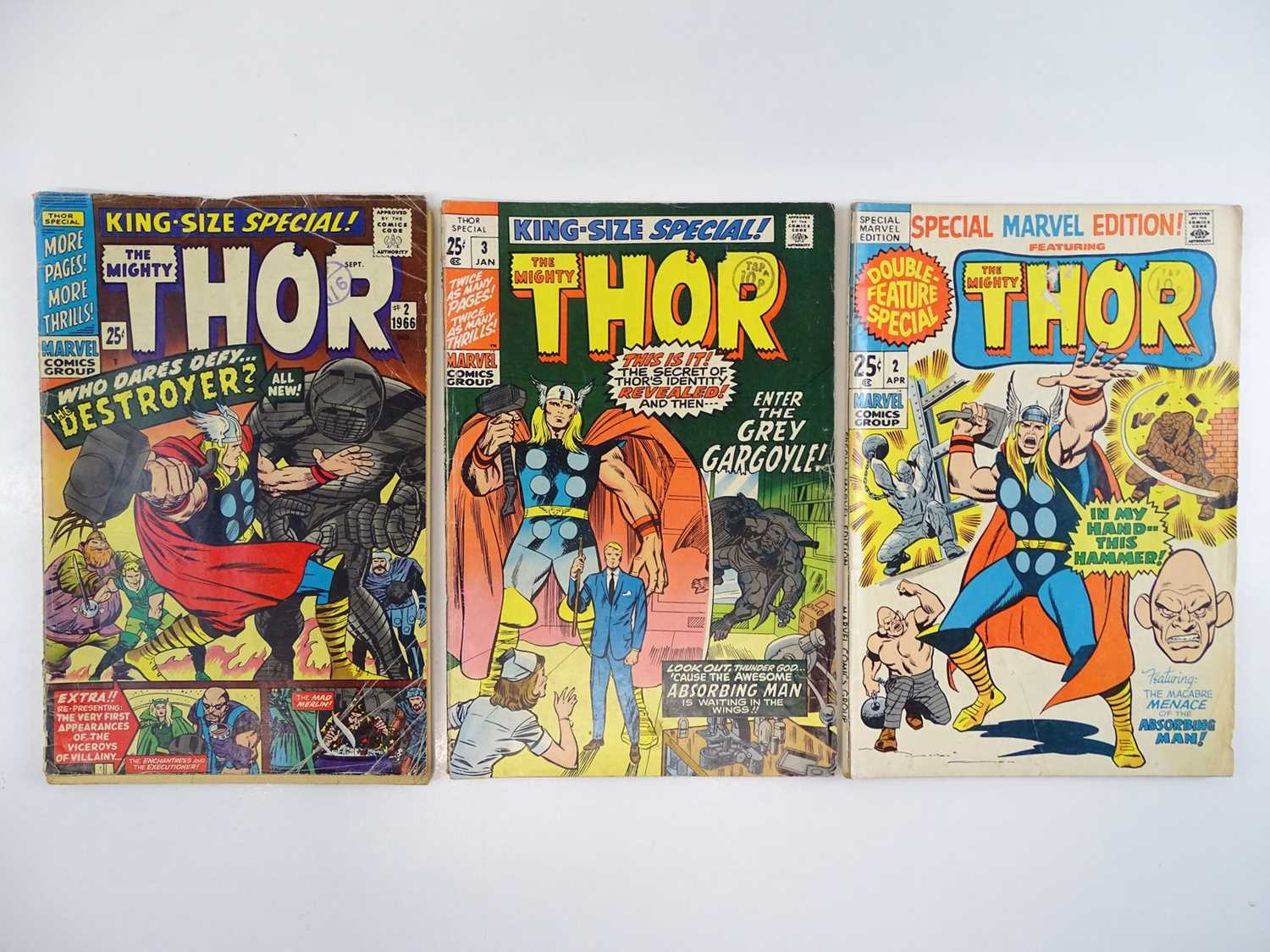 Lot 23 - THOR: KING-SIZE SPECIAL #2 & 3 + SPECIAL...