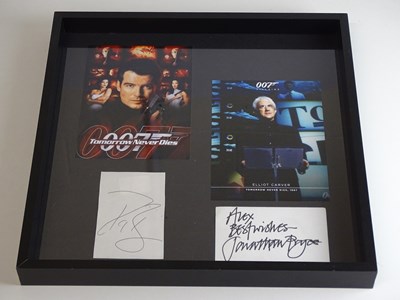 Lot 206 - JAMES BOND: A framed and glazed display of 007...