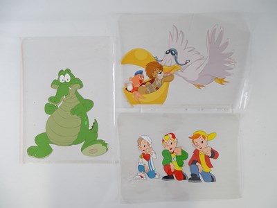 Lot 504 - Three cartoon hand painted cells on acetate...