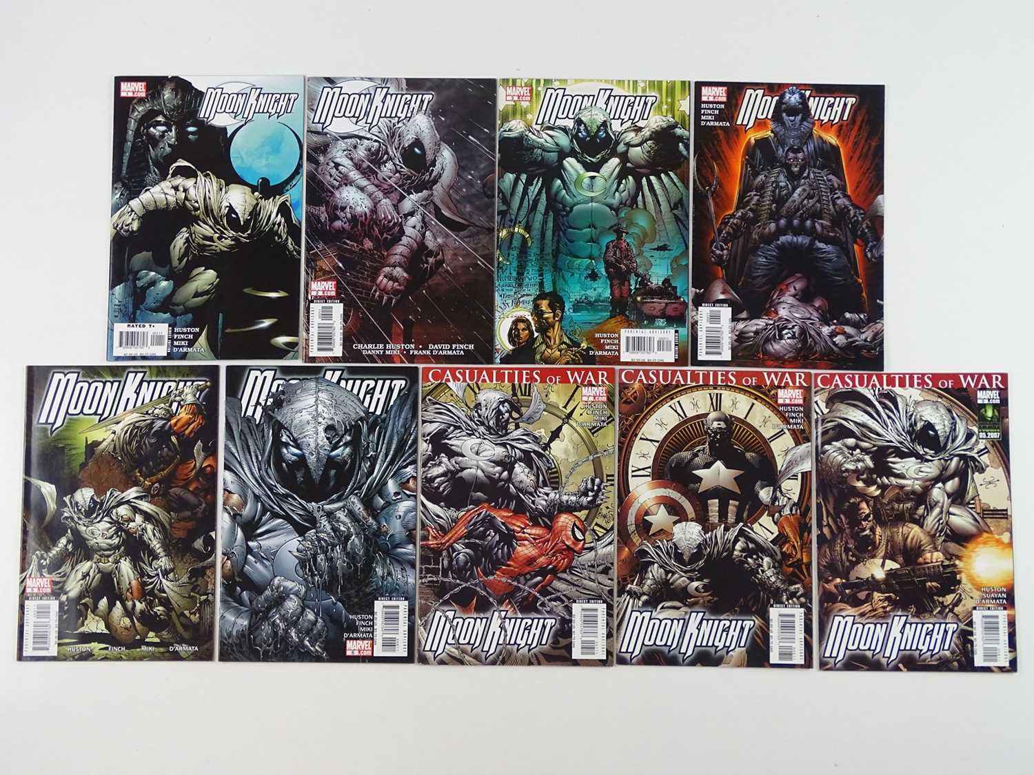 Lot 330 - MOON KNIGHT #1, 2, 3, 4, 5, 6, 7, 8, 9 (9 in...