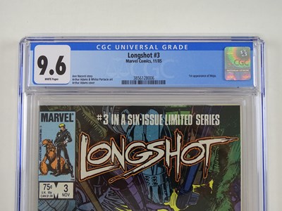 Lot 331 - LONGSHOT #3 - (1985 - MARVEL) - GRADED 9.6 by...