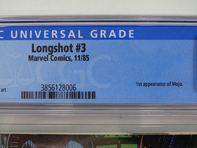 Lot 331 - LONGSHOT #3 - (1985 - MARVEL) - GRADED 9.6 by...
