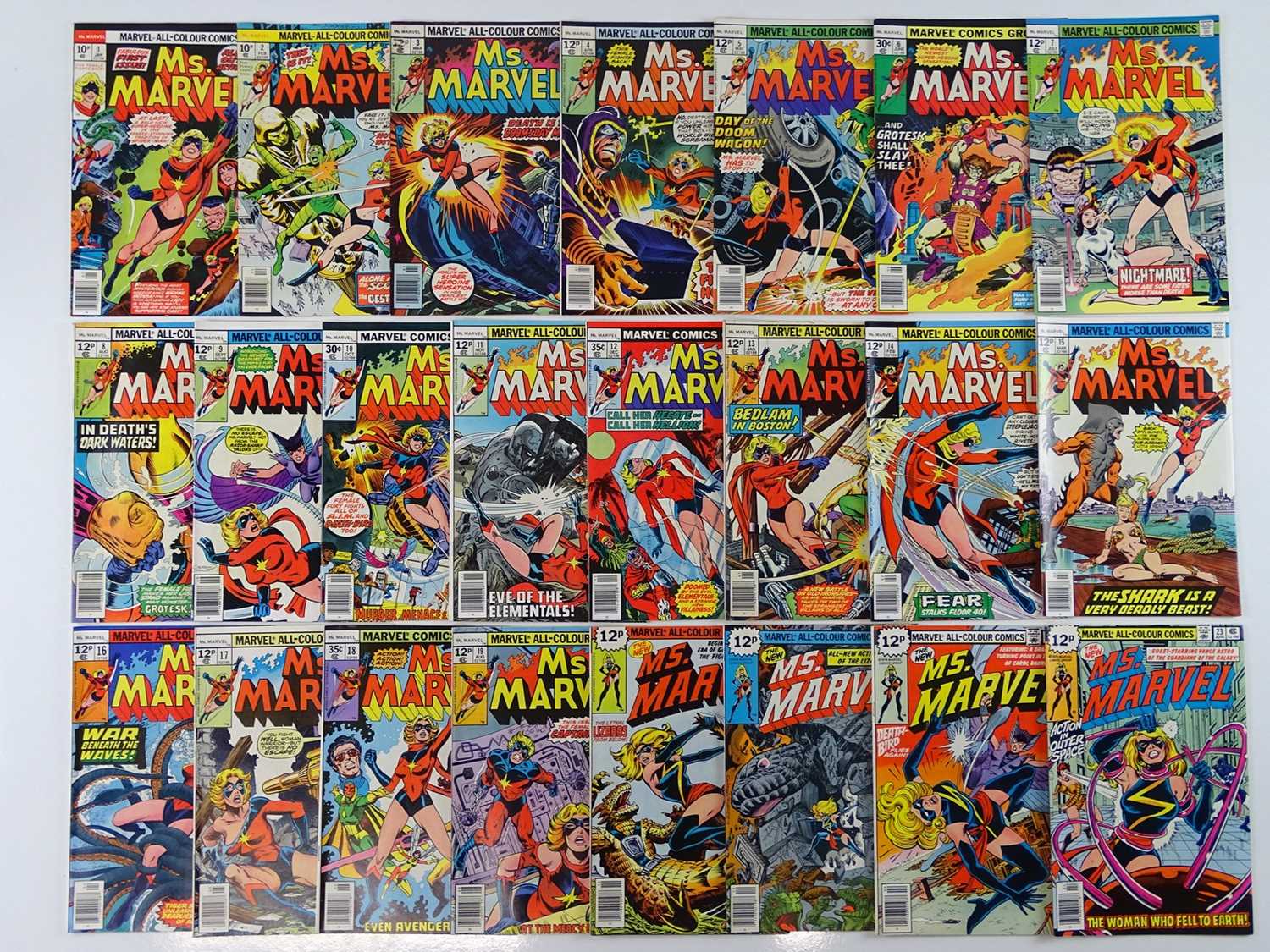 Lot 368 - MS. MARVEL #1, 2, 3, 4, 5, 6, 7, 8, 9, 10,