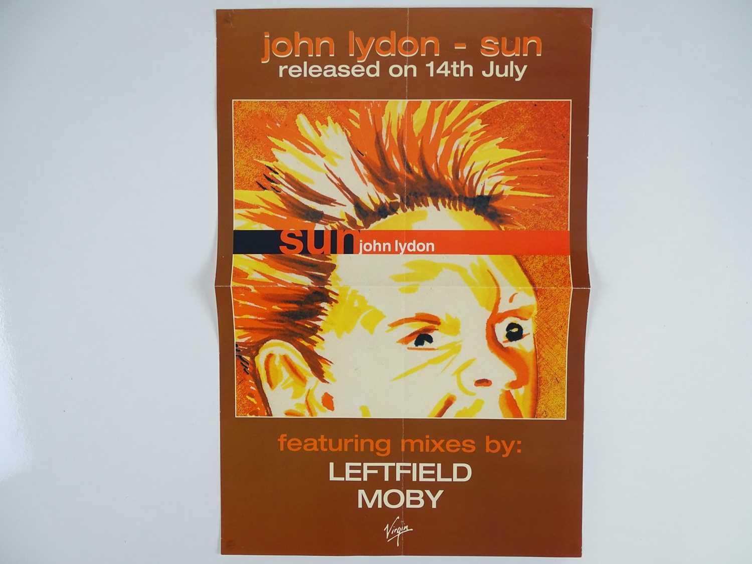 Lot 518 - JOHN LYDON - An promotional poster for JOHN...