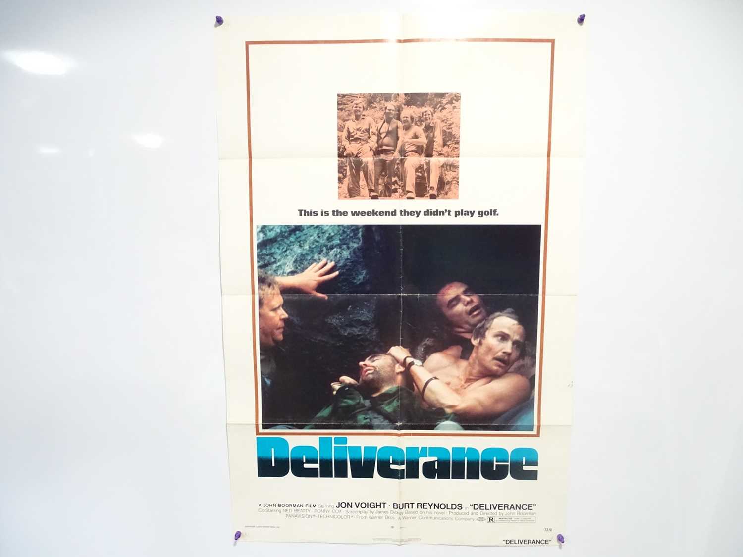 Lot 48 - DELIVERANCE (1972) - US One-Sheet Movie Poster...