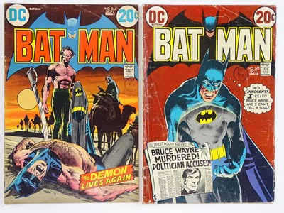 Lot 485 - BATMAN #244 & 245 (2 in Lot) - (1972 - DC - UK...