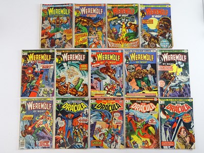 Lot 506 - WEREWOLF BY NIGHT & TOMB OF DRACULA LOT (14 in...