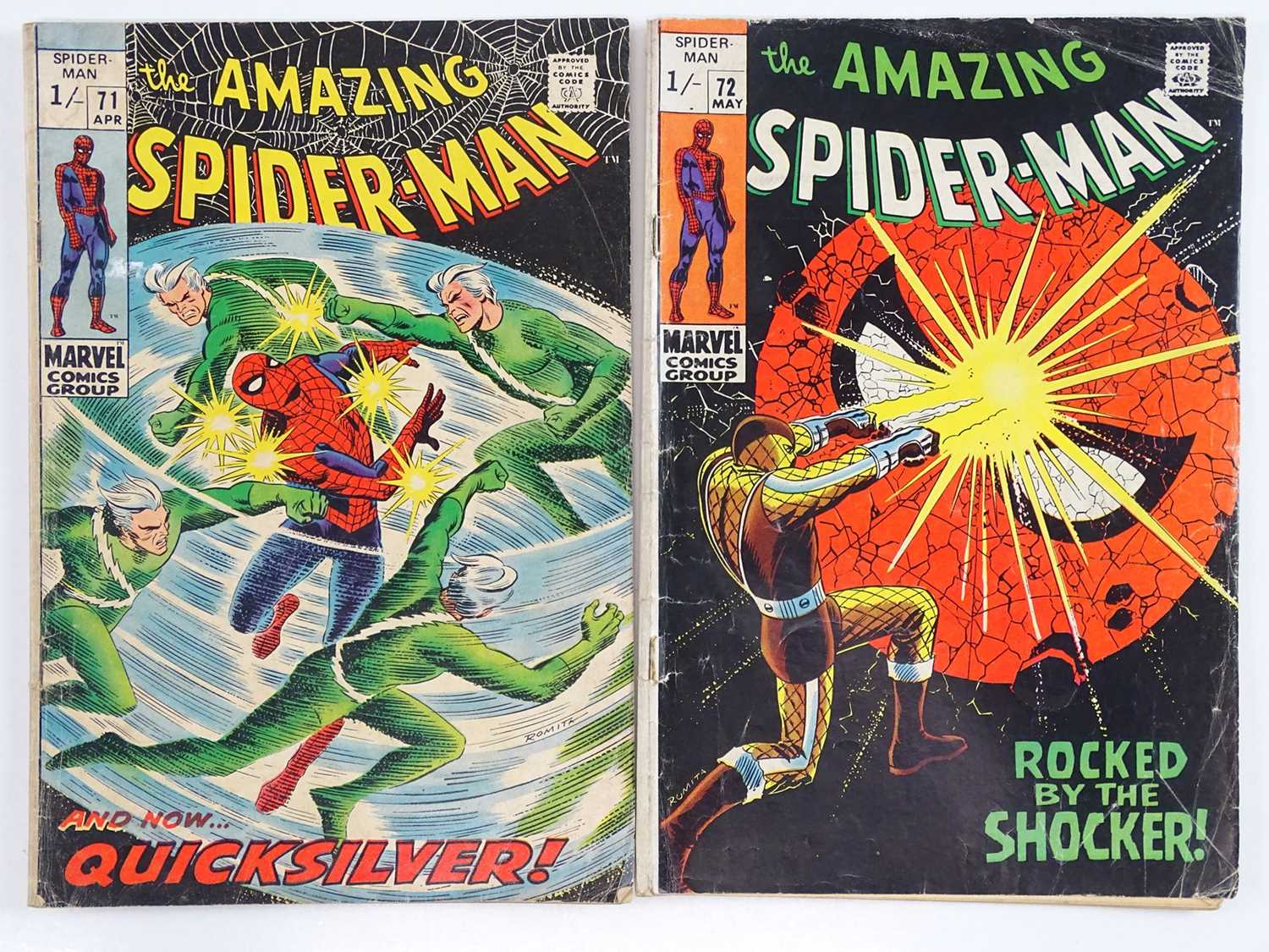 Lot 514 - AMAZING SPIDER-MAN #71 & 72 (2 in Lot) -