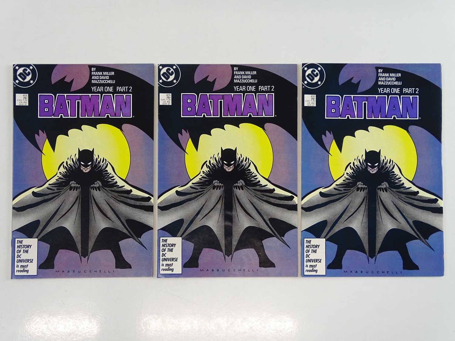 Lot 545 - BATMAN #405 (3 in Lot) - (1987 - DC) - First...