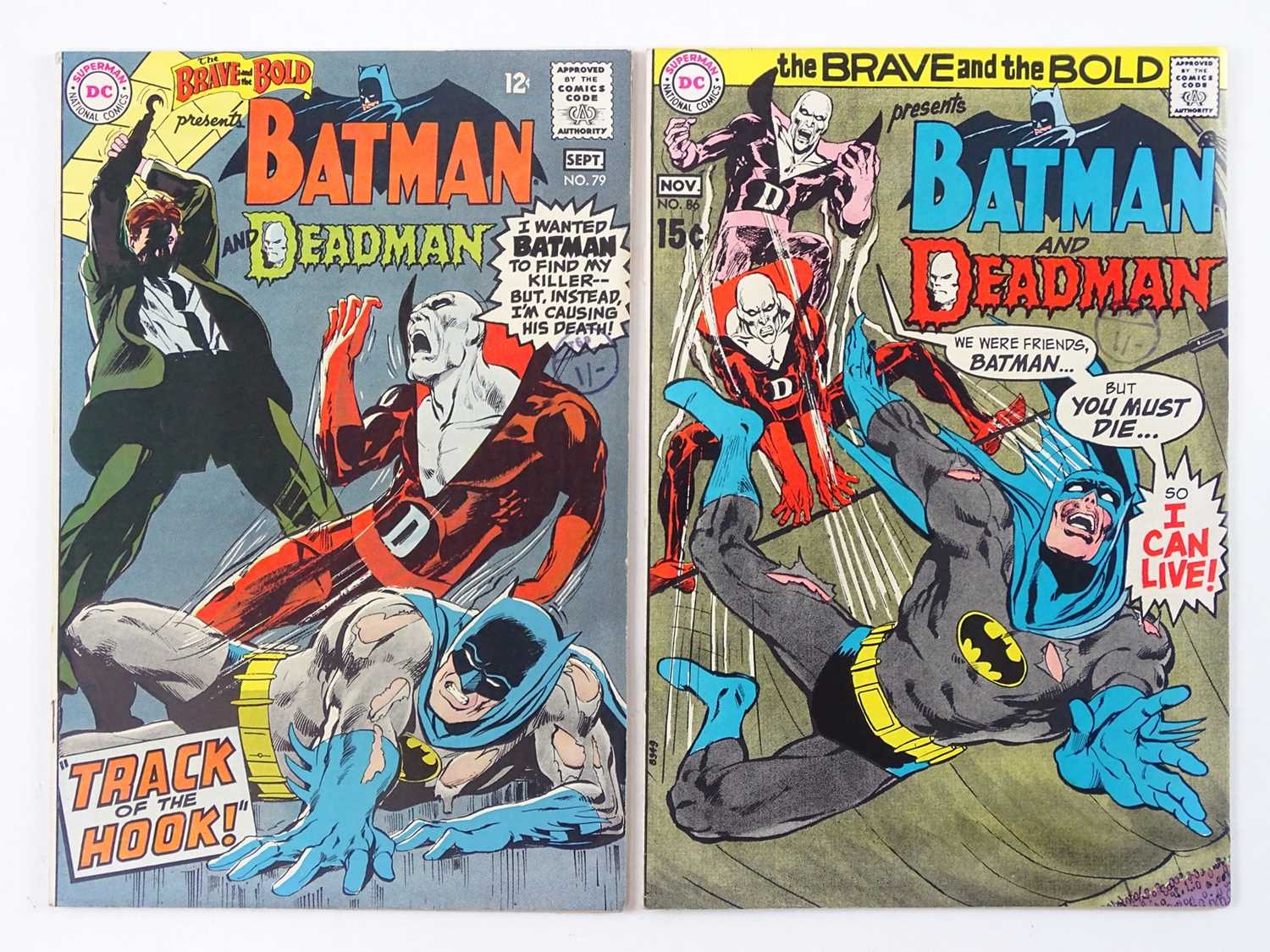 Lot 580 - BRAVE AND THE BOLD: BATMAN & DEADMAN #79 &