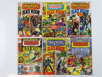 Lot 600 - AMAZING ADVENTURES: INHUMANS & BLACK WIDOW # 1,...