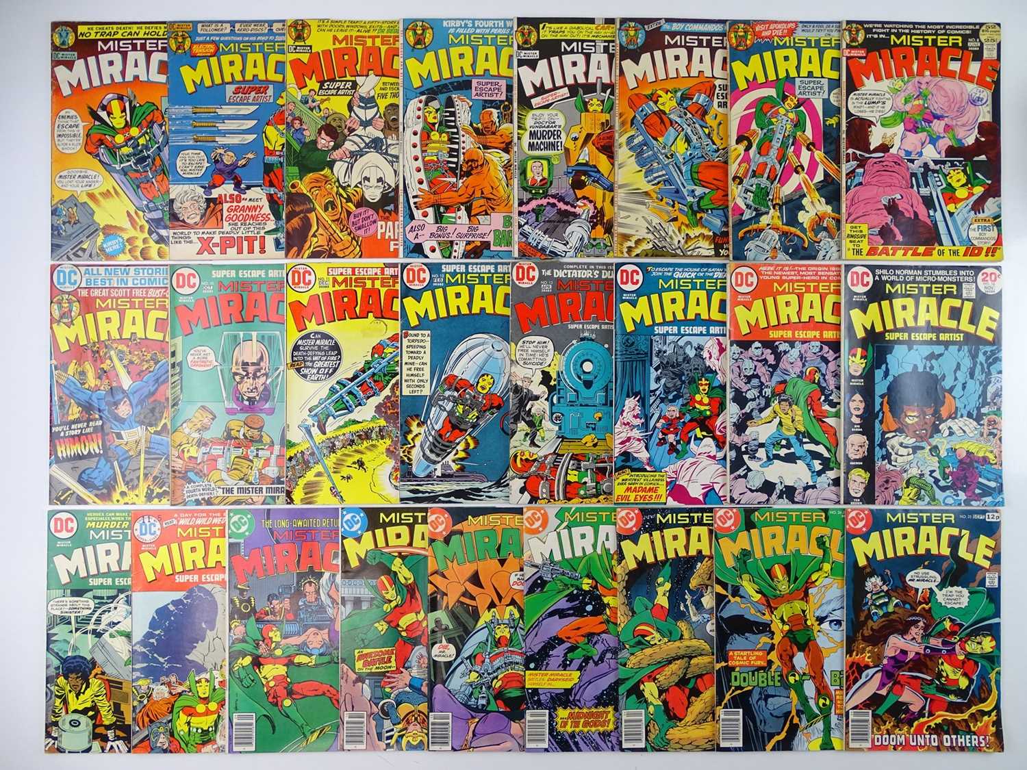 Lot 79 - MISTER MIRACLE LOT - (25 in Lot) - (1971/74 &...