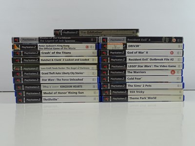 Lot 3 - Playstation 2 games including Driver, Resident...