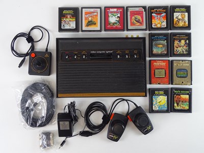 Lot 10 - Atari 2600 console - released in 1977, the...