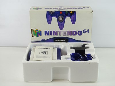 Lot 22 - Nintendo 64 console- released in 2000 - purple...