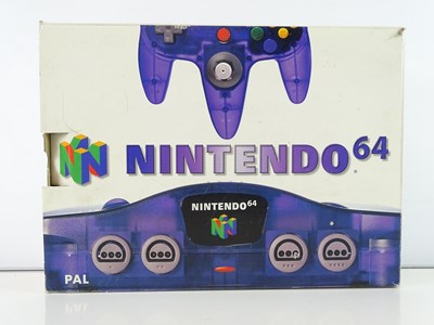 Lot 22 - Nintendo 64 console- released in 2000 - purple...