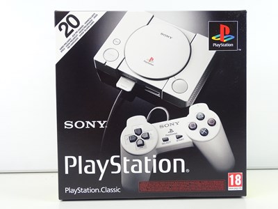 Lot 25 - Playstation Classic mini console - released in...