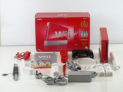 Lot 31 - Super Mario Bros 25th Anniversary Wii console -...