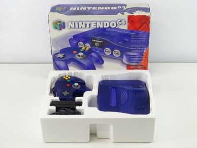 Lot 32 - Nintendo 64 console - 'Grape' colour -...