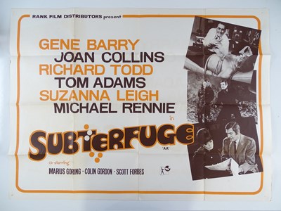 Lot 53 - A group of 9 UK Quad Action Film Posters...