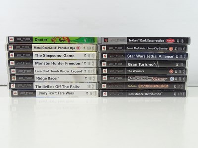 Lot 65 - PSP games including GTA Liberty City Stories,...