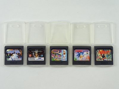 Lot 67 - Sega Game Gear games - 5 in cases including...