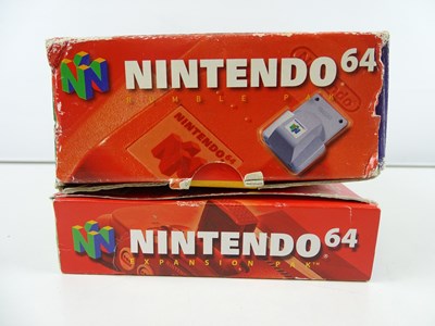 Lot 70 - Nintendo 64 Rumble Pak and Expansion Pak, both...