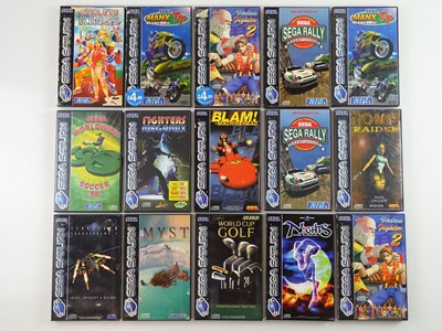 Lot 90 - Sega Saturn games including World Cup Golf,...