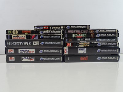 Lot 91 - Sega Saturn games including Virtua Cop, NBA...