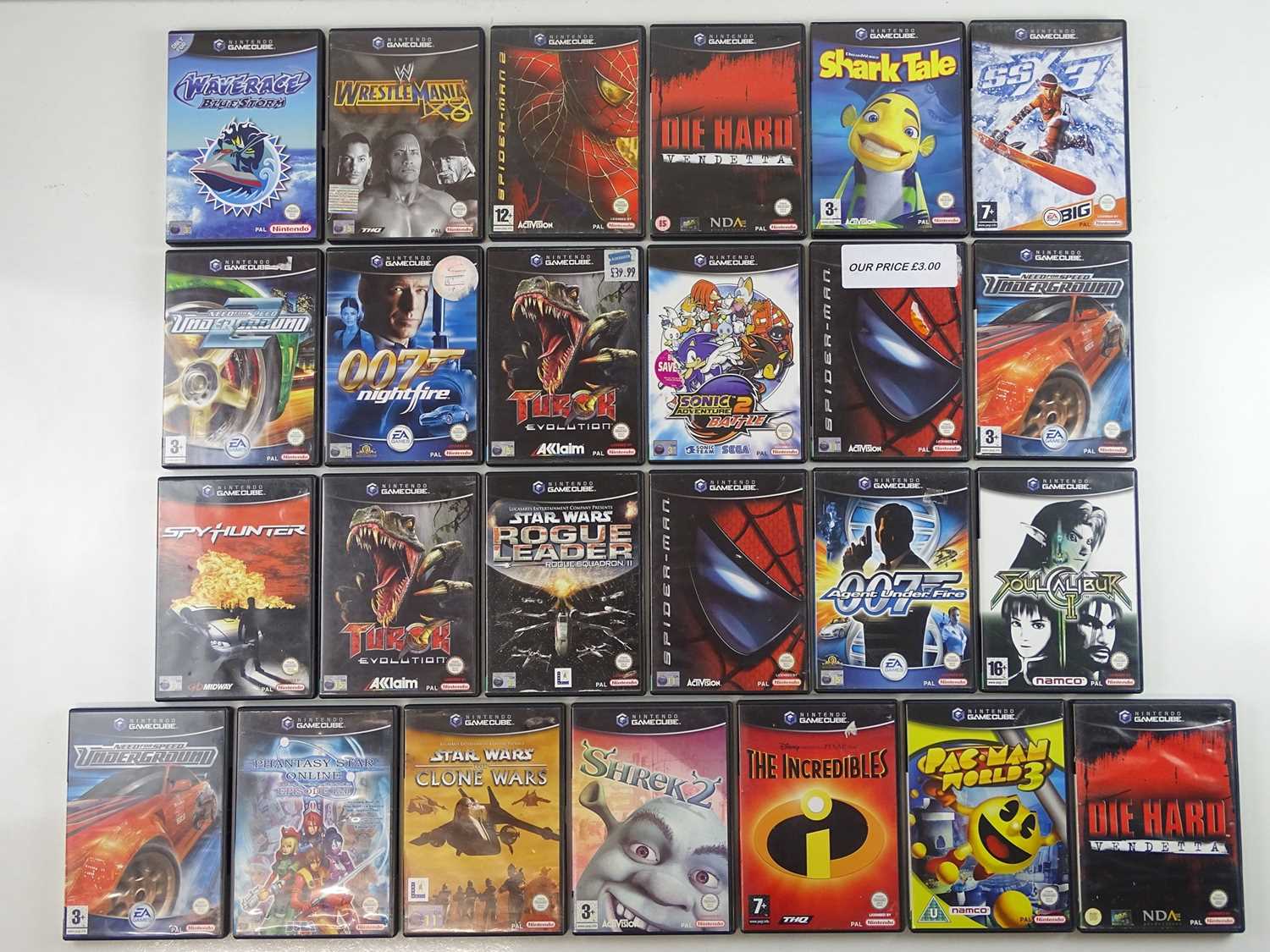 Lot 92 - Nintendo Game Cube games including Soulcaliber...