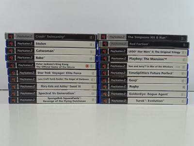 Lot 117 - Playstation 2 games including Playboy The...