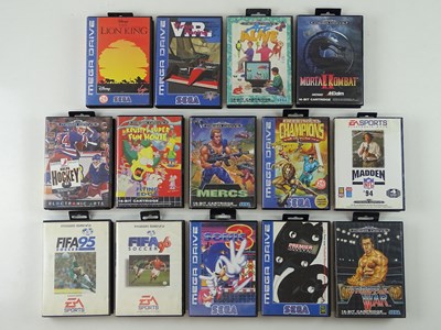 Lot 119 - Sega Mega Drive games in cases including...