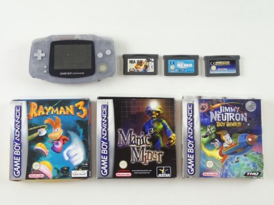 Lot 122 - Gameboy Advance console and games - 3 boxed...
