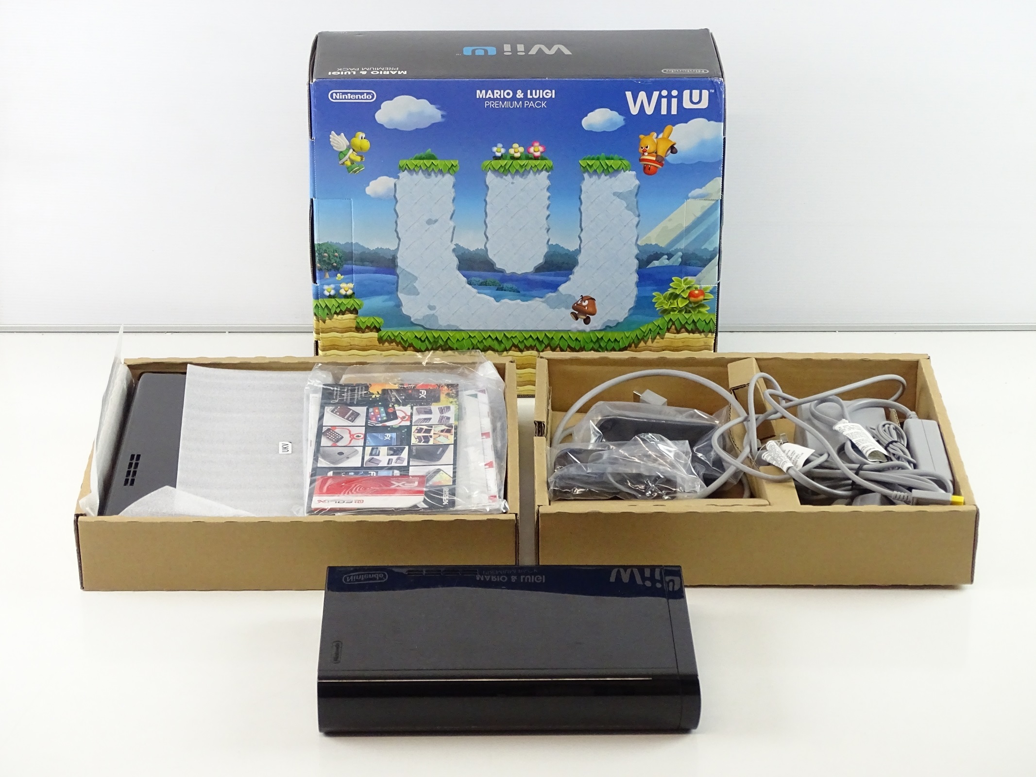 Lot 126 Nintendo Wii U console Mario and Luigi