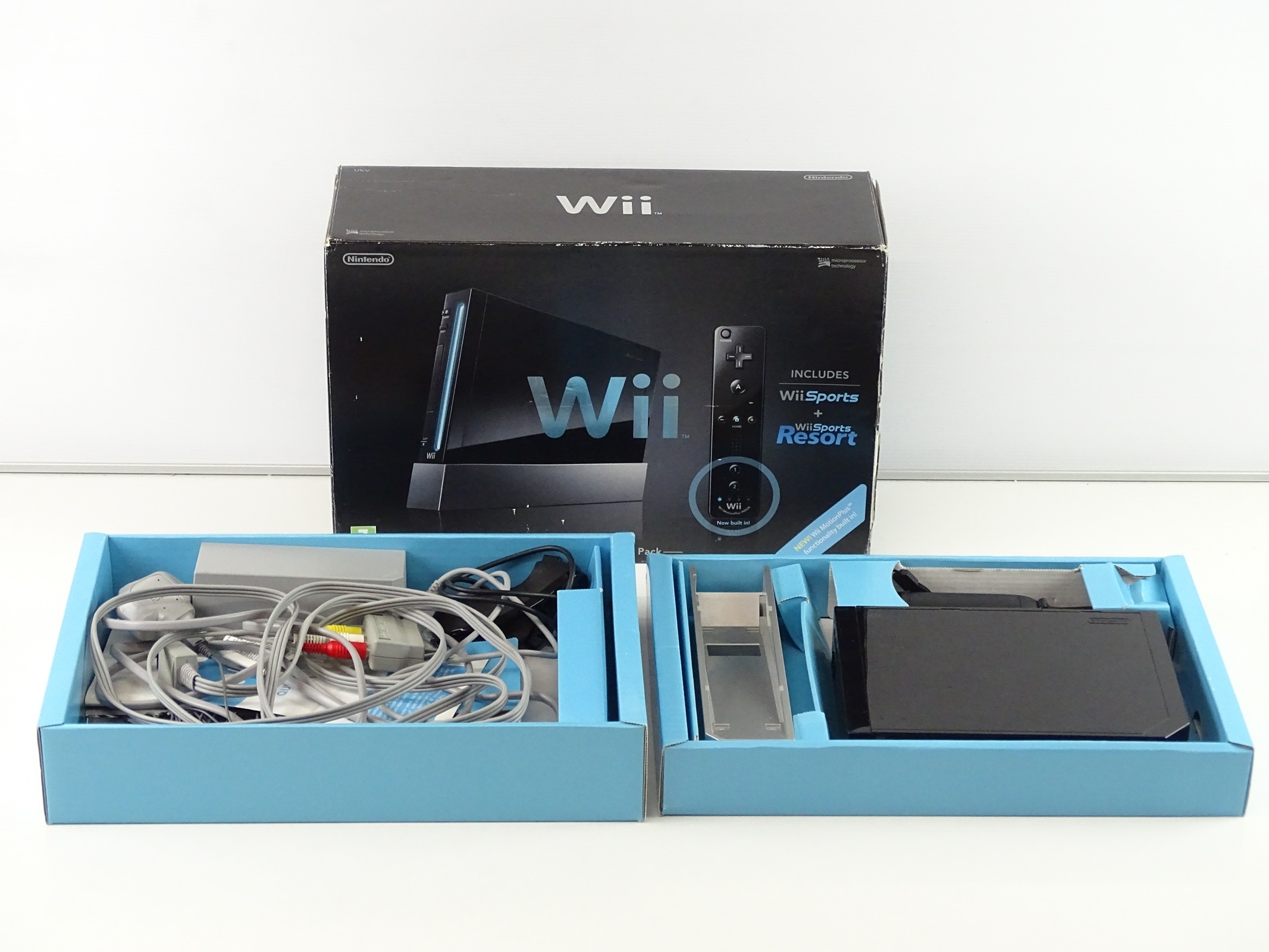 Lot 145 - Wii console, Black version with Sports