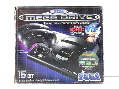Lot 146 - Sega Mega Drive console, Sonic the Hedgehog...