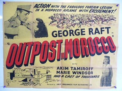 Lot 63 - OUTPOST IN MOROCCO (1949) - GEORGE RAFT - UK...