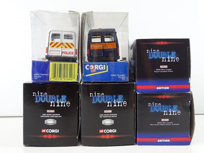 Lot 10 - A mixed collection of 1:43 scale police cars...