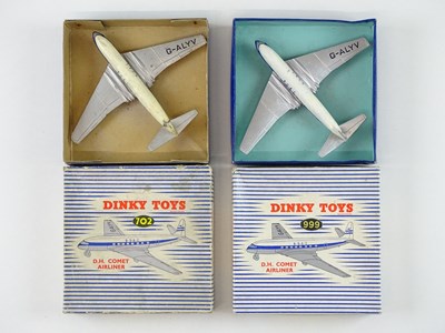 Lot 109 - A pair of DINKY comet Airliners comprising an...