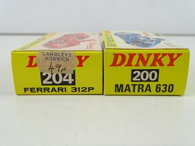 Lot 113 - A pair of DINKY Speedwheels issue racing cars...