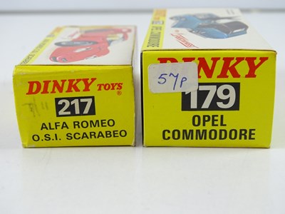 Lot 114 - A pair of DINKY Speedwheels issue cars...