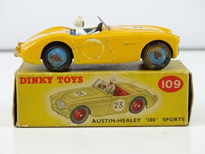 Lot 127 - A group of DINKY Austin Healey '100' Sports...