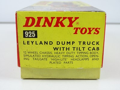 Lot 131 - A DINKY Toys 925 Leyland Dump Truck with tilt...