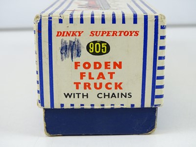 Lot 141 - A DINKY 905 Foden Flat Truck with chains, 2nd...