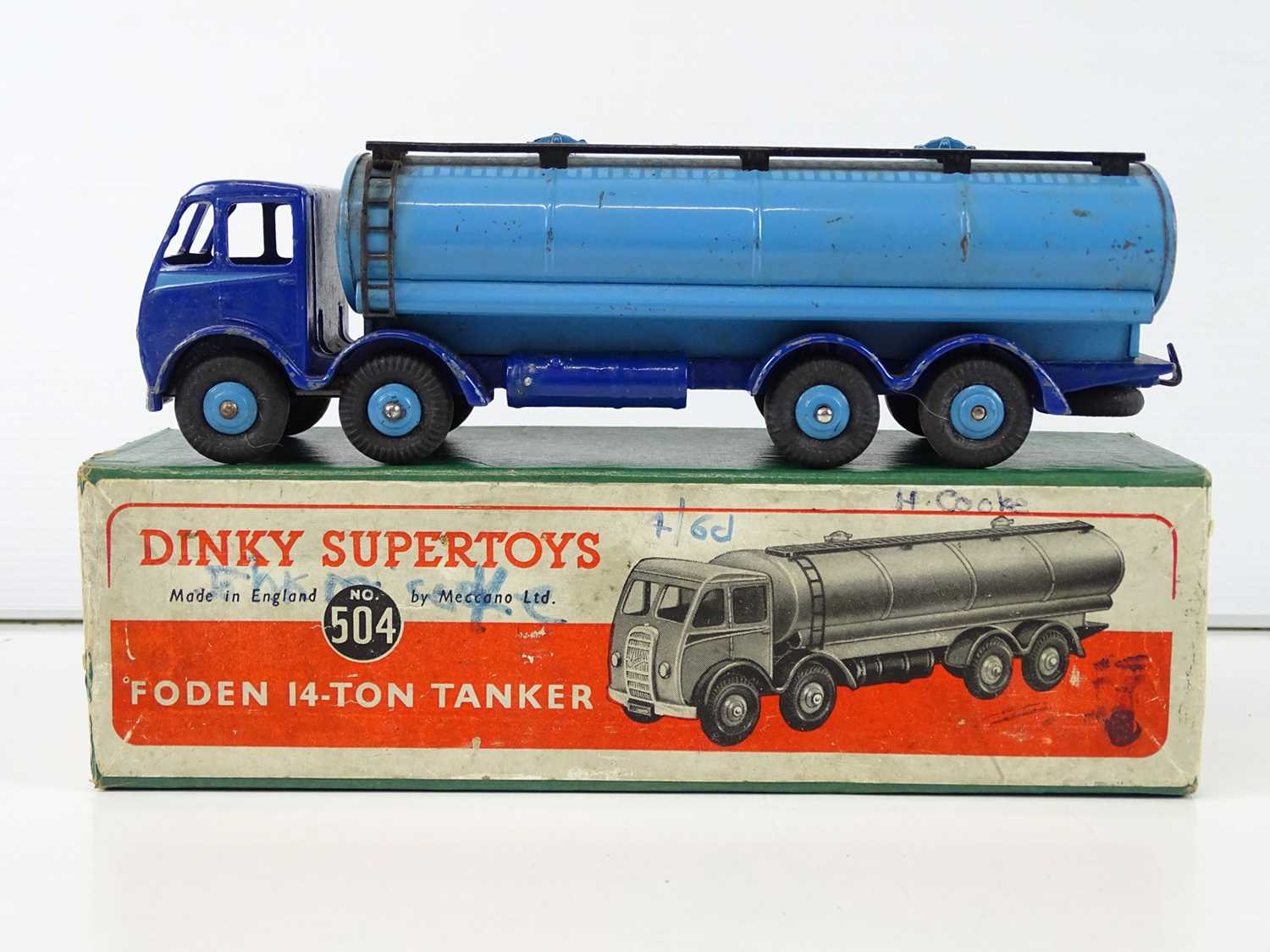 Lot 148 - A DINKY Supertoys No 504 Foden 14-Ton Tanker,...