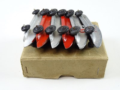 Lot 149 - A DINKY 23B Small Closed Racing Car trade box...