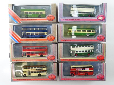 Lot 15 - A mixed group of 1:76 scale buses by EFE in...