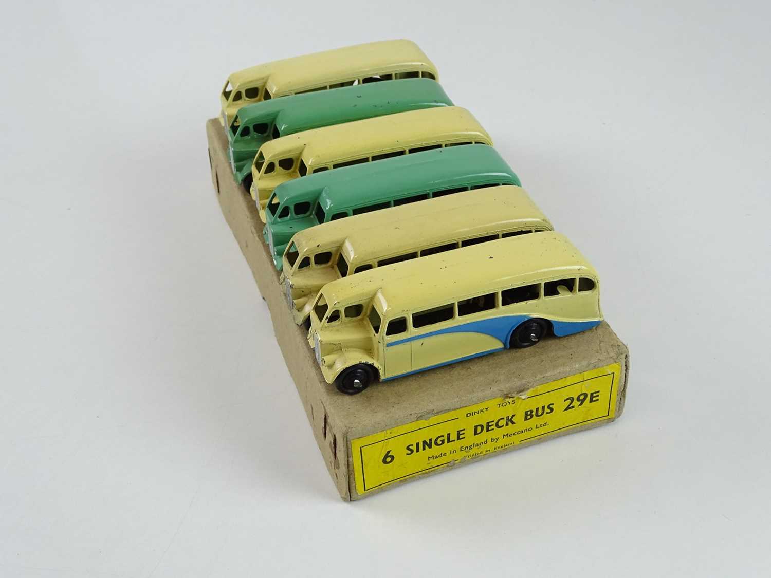 Lot 153 - A DINKY 29E single deck bus trade box complete...