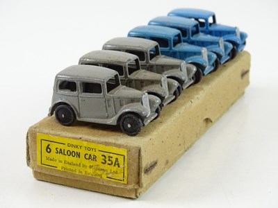 Lot 159 - A DINKY 35A Saloon Car trade box complete with...