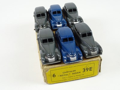 Lot 160 - A DINKY 39E Chrysler 'Royal' Sedan trade box...
